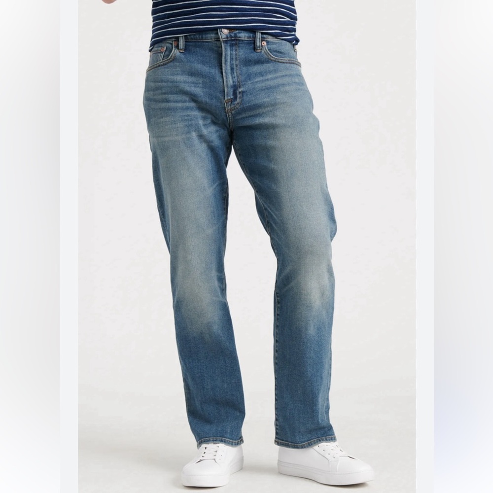 Lucky Brand Vintage Straight‎ Jeans Mens 34x30 Blue Medium Wash Regular Fit
